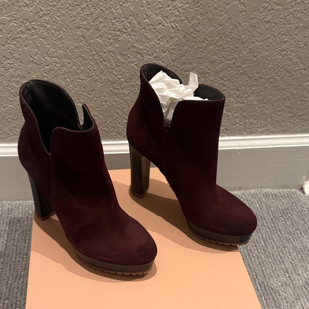 Cinti Women's Dark Burgundy Heeled Boots